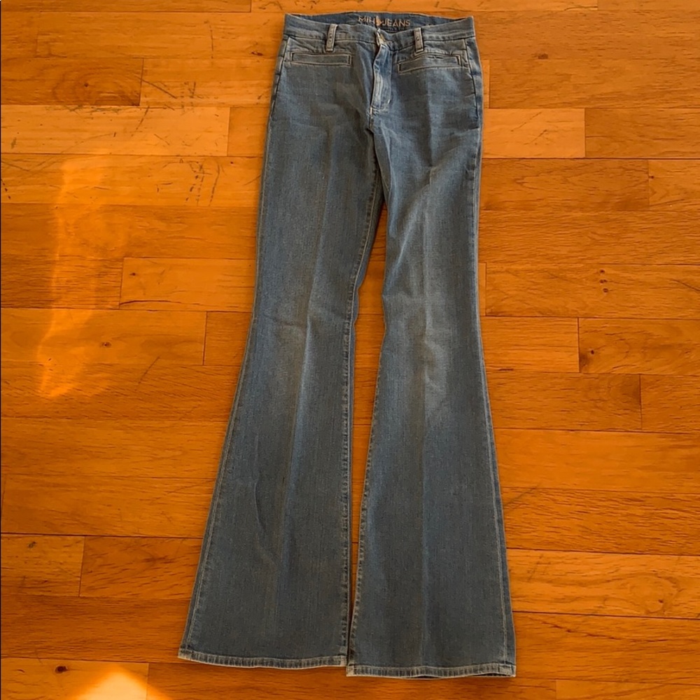 MiH jeans long leg flare bottom